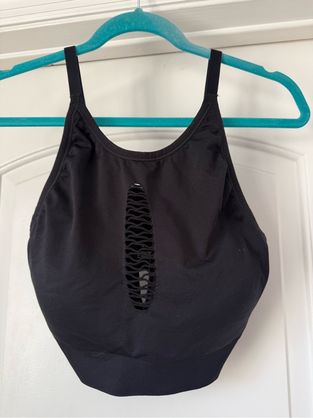 torrid Black High-Neck Cutout Sports Bralette